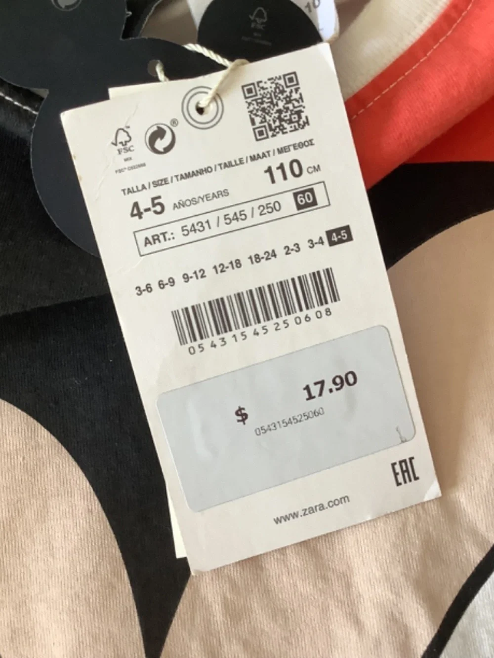Zara disney minnie